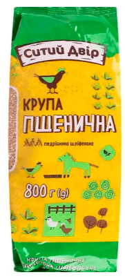 Крупа пшенична Ситий Двір подрібнена шліфована 800 г